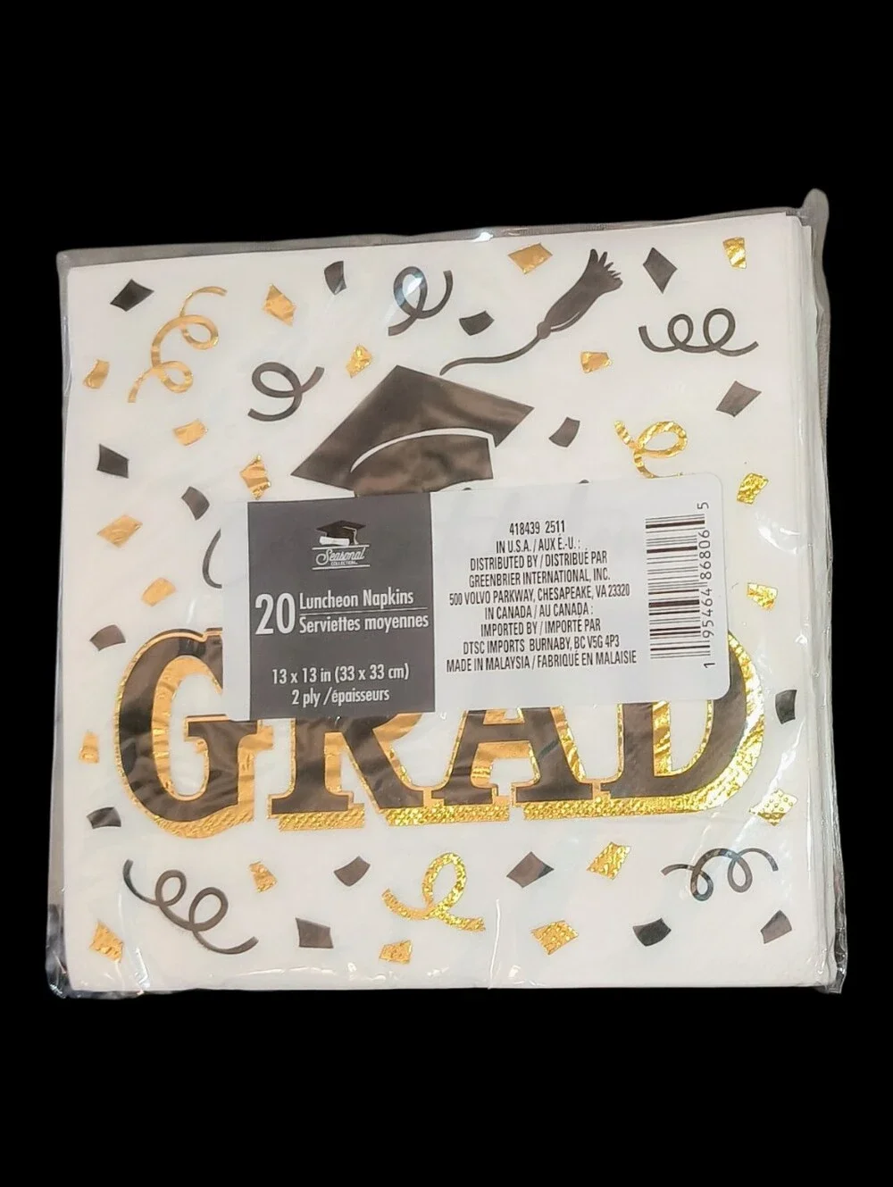 2026 Graduation Party Supplies 6 Piece Bundle